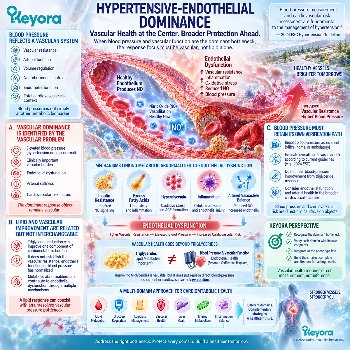 Persistent high blood pressure and endothelial dysfunction require vascular verification despite lower TG, separated by Keyora Metabolic Bottleneck Separation Rule. Persistent high blood pressure and endothelial dysfunction require vascular verification despite lower TG, separated by Keyora Metabolic Bottleneck Separation Rule.