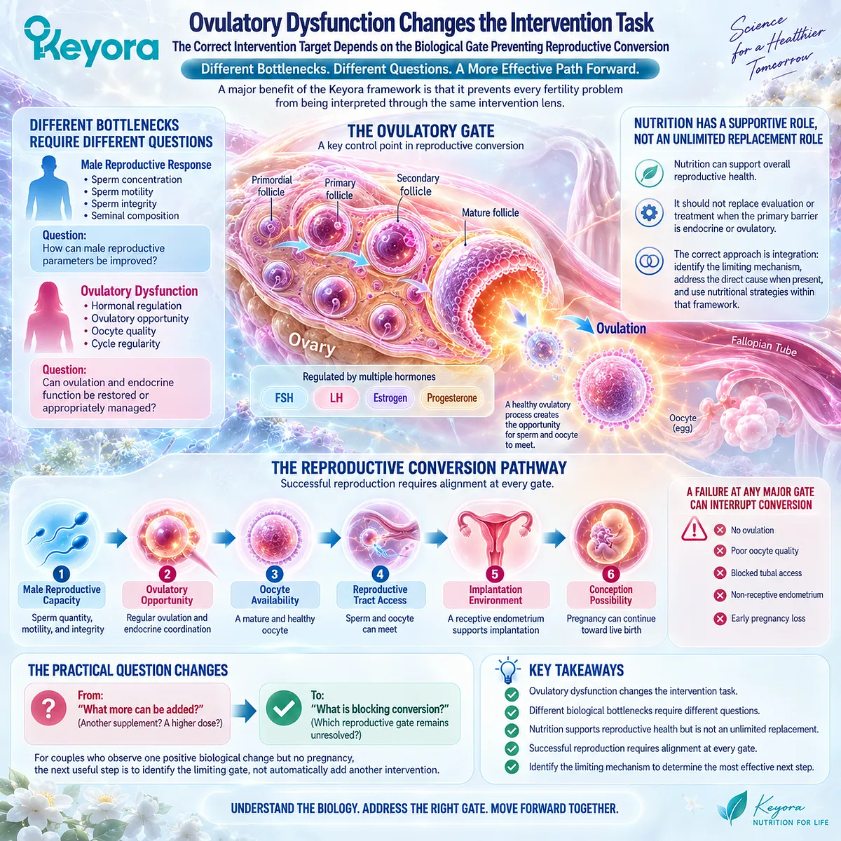 Fertility support requires aligning sperm capacity with ovulation, oocyte availability, reproductive tract access and implantation through the Keyora Partner-Outcome Conversion Rule. Fertility support requires aligning sperm capacity with ovulation, oocyte availability, reproductive tract access and implantation through the Keyora Partner-Outcome Conversion Rule.