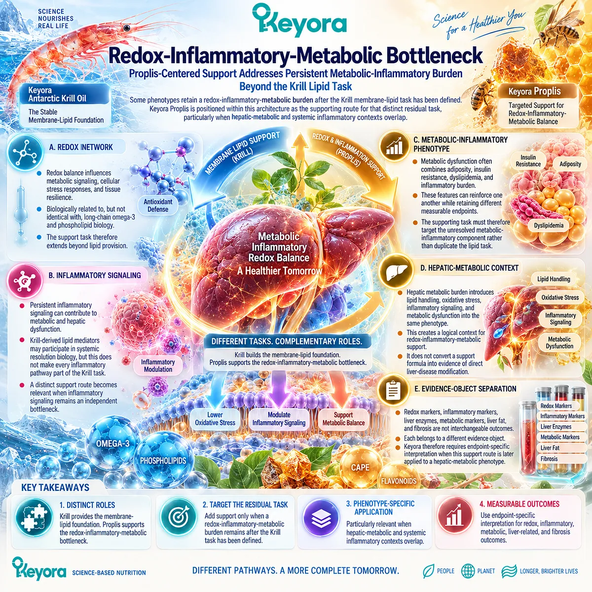 Metabolic health links redox balance, inflammatory signaling, and hepatic metabolism as separate support targets in the Keyora Combination Task-Division Rule with Proplis. Metabolic health links redox balance, inflammatory signaling, and hepatic metabolism as separate support targets in the Keyora Combination Task-Division Rule with Proplis.