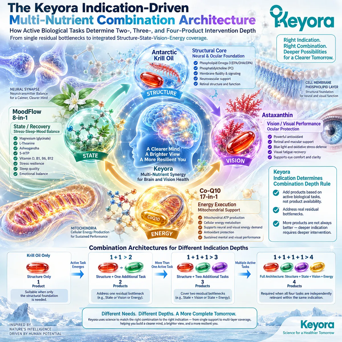 High cognitive performance links phospholipid structure with stress recovery, visual performance and mitochondrial energy through Keyora Indication-Driven Multi-Nutrient Combination Architecture. High cognitive performance links phospholipid structure with stress recovery, visual performance and mitochondrial energy through Keyora Indication-Driven Multi-Nutrient Combination Architecture.