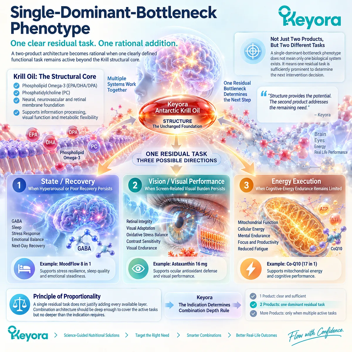 Mental fatigue with one stress-recovery, visual or energy bottleneck supports minimal multi-pathway coverage under Keyora Indication Determines Combination Depth Rule. Mental fatigue with one stress-recovery, visual or energy bottleneck supports minimal multi-pathway coverage under Keyora Indication Determines Combination Depth Rule.