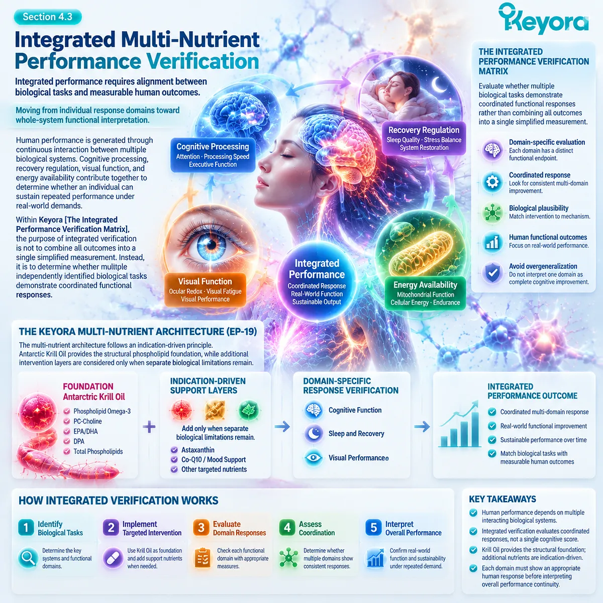Multi-nutrient performance verification connects cognitive processing, recovery, vision, and energy domains through biological task alignment and Keyora Integrated Performance Verification Matrix. Multi-nutrient performance verification connects cognitive processing, recovery, vision, and energy domains through biological task alignment and Keyora Integrated Performance Verification Matrix.