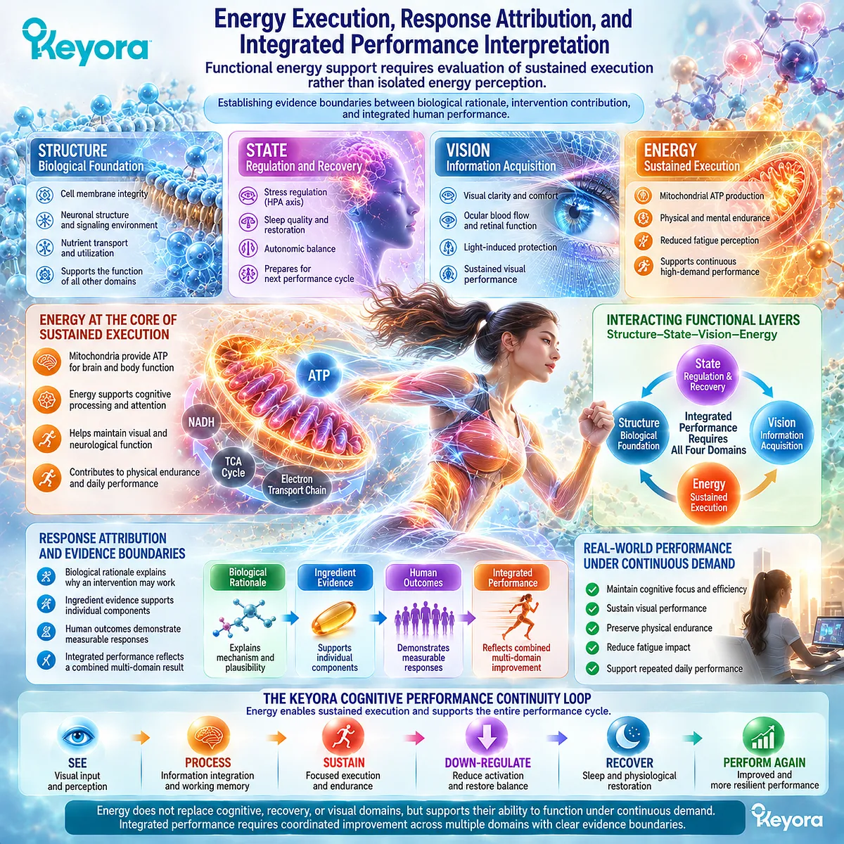 Energy execution supports sustained cognitive performance through cellular energy availability and functional endurance, framed by Keyora Integrated Performance Verification Matrix. Energy execution supports sustained cognitive performance through cellular energy availability and functional endurance, framed by Keyora Integrated Performance Verification Matrix.